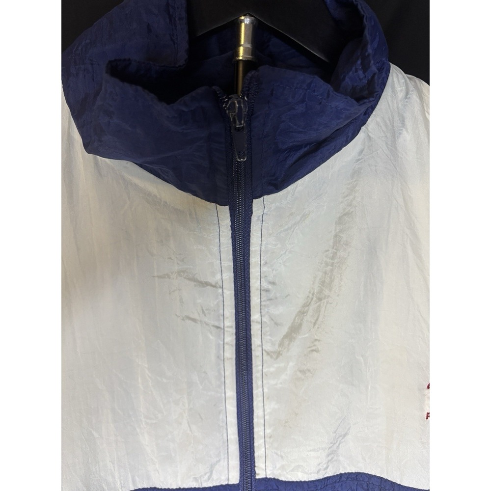 Vintage 90s Perry Ellis America Windbreaker Jacket Colorblock USA Mens L - Picture 3 of 12